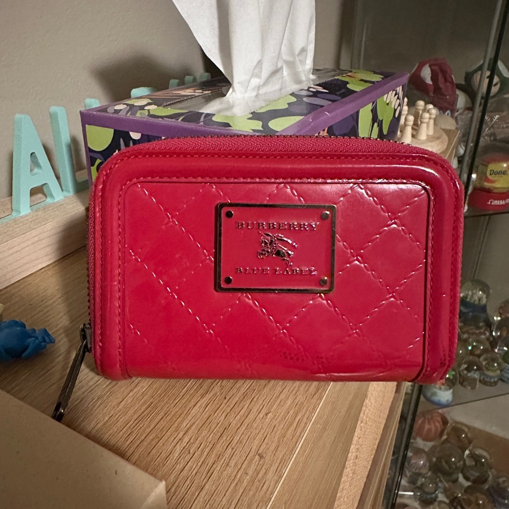 ❌ SOLD ❌ Burberry Blue Label Pink Quilted Women's Wallet
